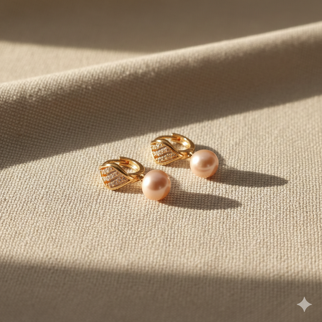 Lilia Pearl Angelic Earrings